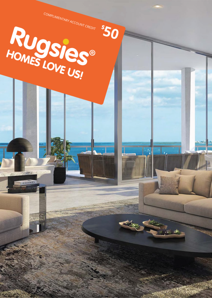 Your Exclusive $50 Rugsies Welcome Credit